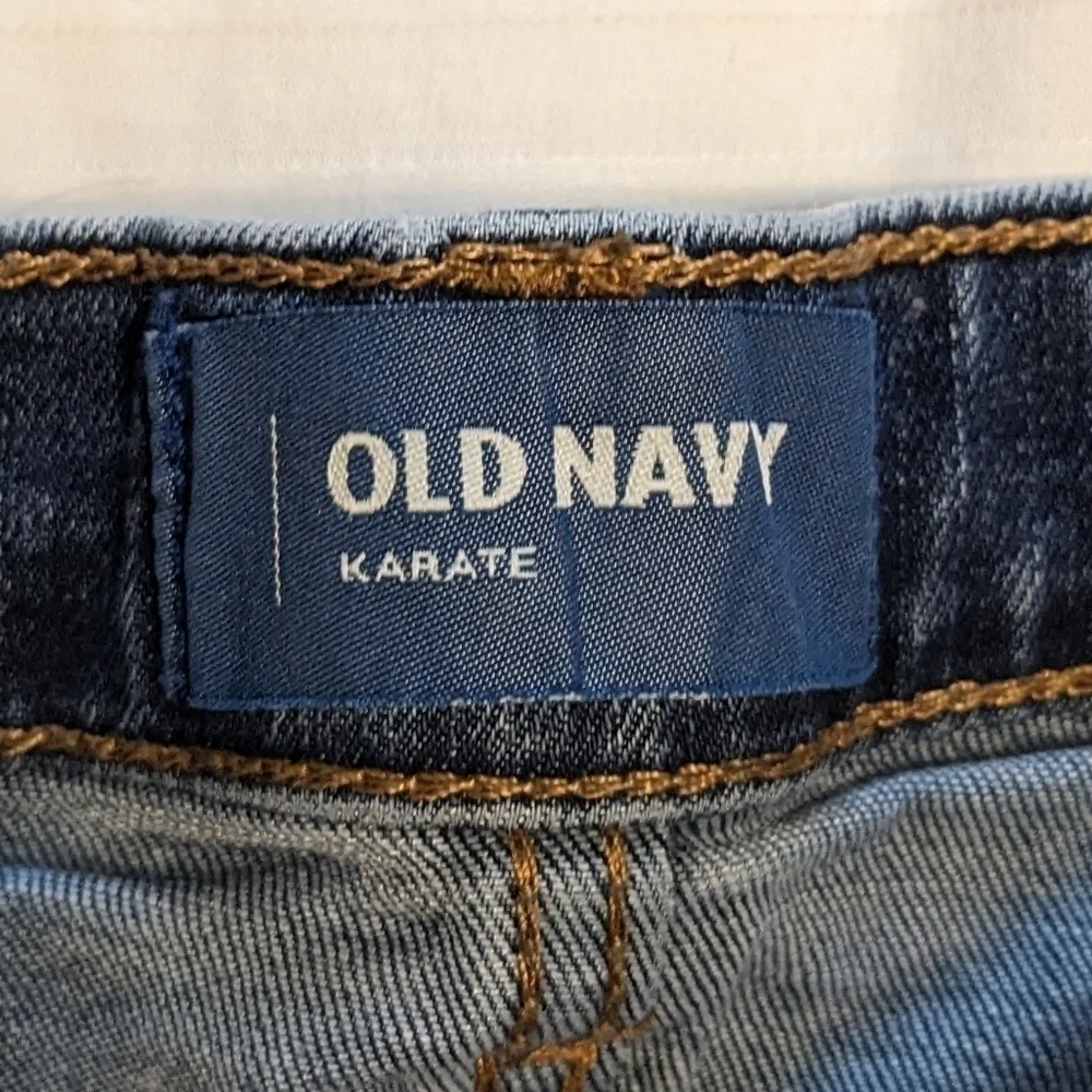 Old Navy karate straight slim leg jeans size 14 regular